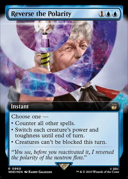 Reverse the Polarity, Magic card WHO 960 — Doctor Who set