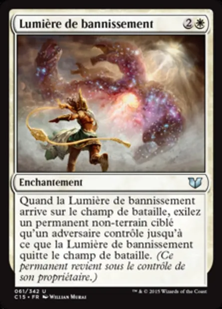 Lumière de bannissement, carte Magic C15 61 — extension Commander 2015