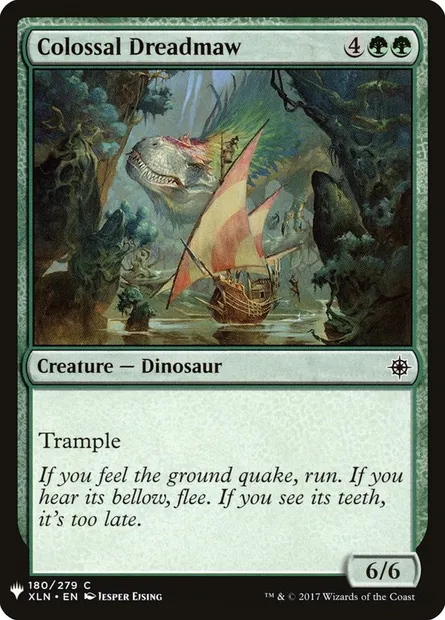 Gueuleffroi colossal, carte Magic PLST XLN-180 — extension The List