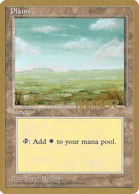 Plains, Magic card PTC shr364 — Pro Tour Collector Set set