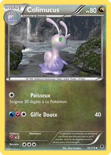 Colimucus, carte Pokémon PHF 76 — extension Vigueur Spectrale