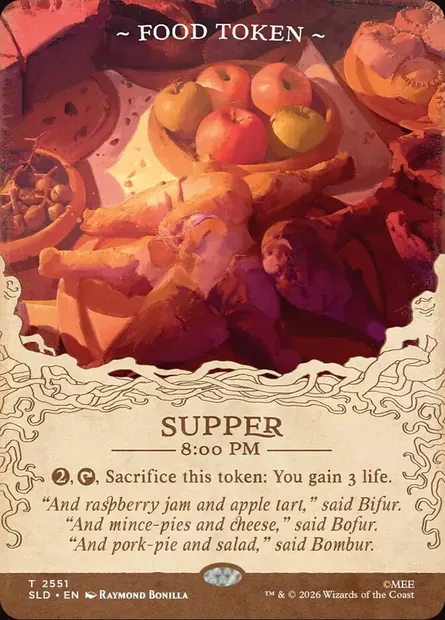 Food, Magic card SLD 2551 — Secret Lair Drop set