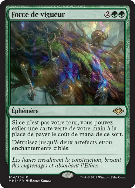 Force de vigueur, carte Magic MH1 164 — extension Horizons du Modern