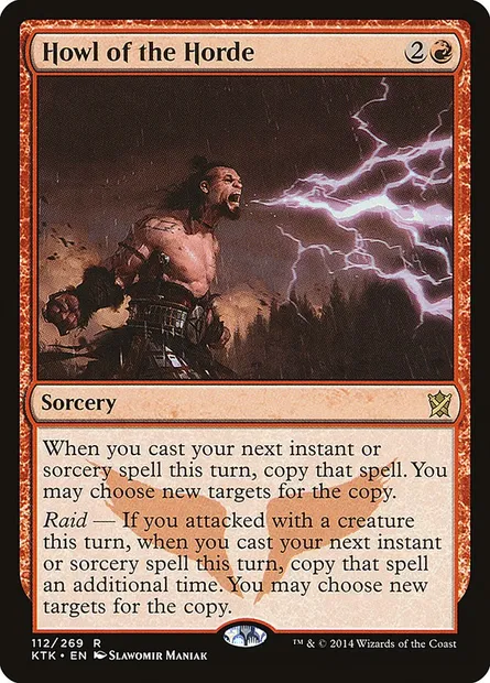 Howl of the Horde, Magic card KTK 112 — Khans of Tarkir set