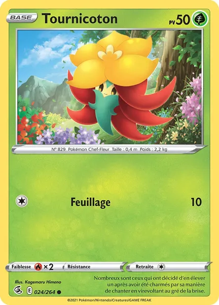 Tournicoton, carte Pokémon FST 24 — extension Poing de Fusion
