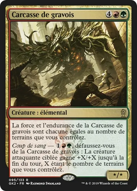 Carcasse de gravois, carte Magic GK2 95 — extension RNA Guild Kit