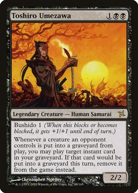 Toshiro Umezawa, carte Magic BOK 89 — extension Traîtres de Kamigawa