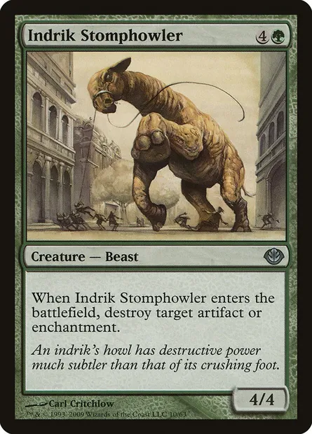 Indrik Stomphowler, Magic card DDD 10 — Duel Decks: Garruk vs. Liliana set