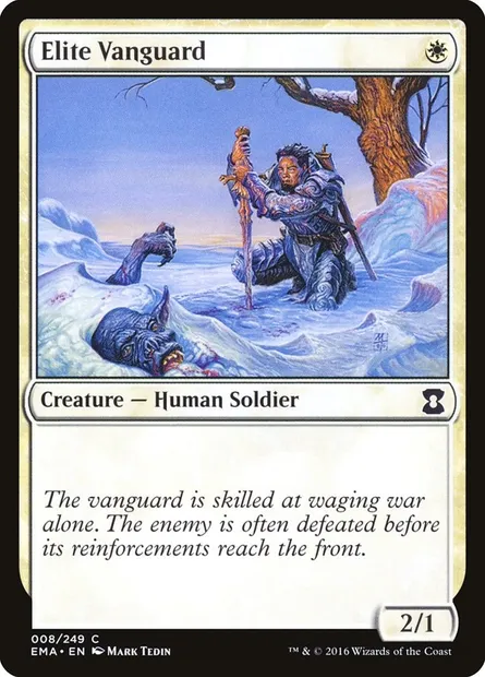 Elite Vanguard, Magic card EMA 8 — Eternal Masters set