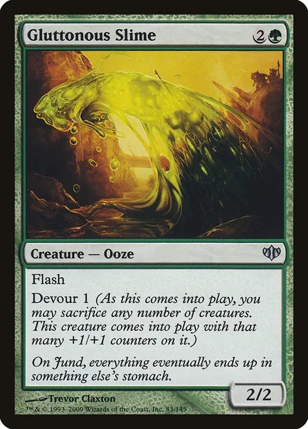 Gluttonous Slime, Magic card CON 83 — Conflux set