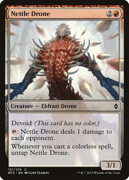 Nettle Drone, Magic card BFZ 131 — Battle for Zendikar set