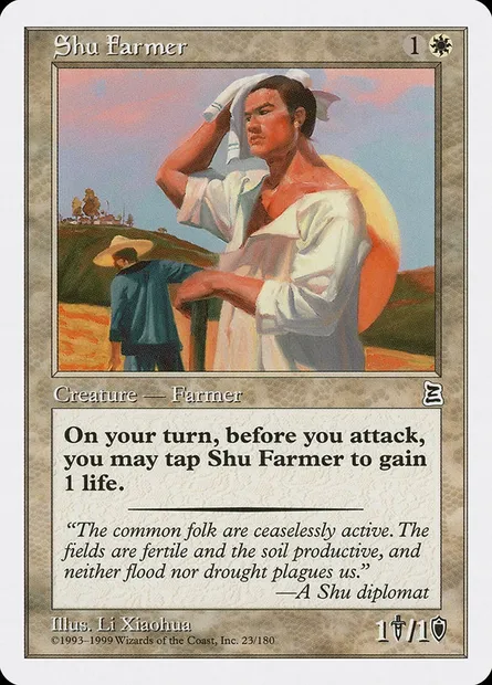 Shu Farmer, carte Magic PTK 23 — extension Portal Three Kingdoms