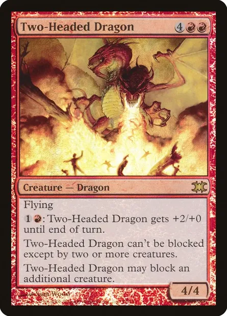 Two-Headed Dragon, Magic card DRB 15 — From the Vault: Dragons set