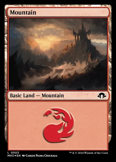 Mountain, Magic card MH3 503 — Modern Horizons 3 set