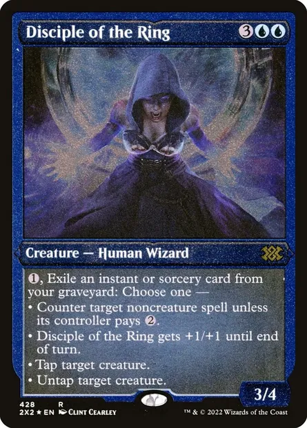 Disciple of the Ring, Magic card 2X2 428 — Double Masters 2022 set