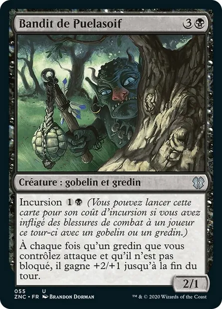 Bandit de Puelasoif, carte Magic ZNC 55 — extension Zendikar Rising Commander