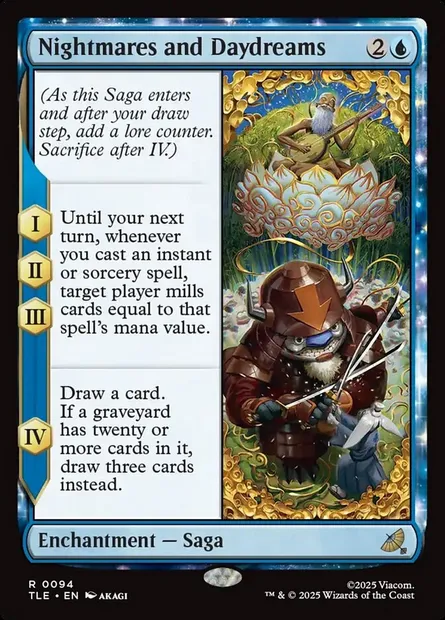 Nightmares and Daydreams, Magic card TLE 94 — Avatar: The Last Airbender Eternal set