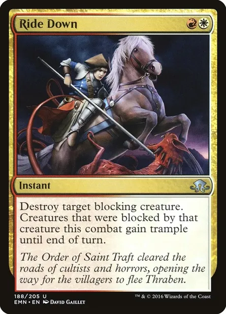Ride Down, Magic card EMN 188 — Eldritch Moon set