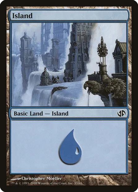 Île, carte Magic DD2 33 — extension Duel Decks: Jace vs. Chandra