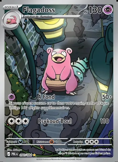 Flagadoss, carte Pokémon PBL 090 — extension Nuit Noire