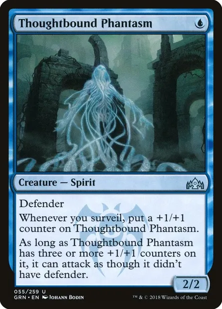 Thoughtbound Phantasm, Magic card GRN 55 — Guilds of Ravnica set