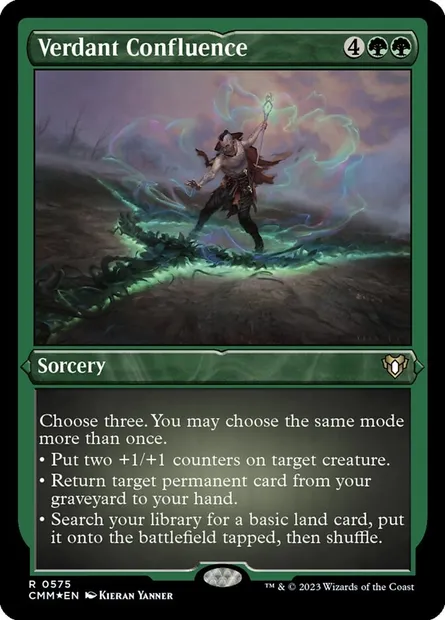 Verdant Confluence, Magic card CMM 575 — Commander Masters set