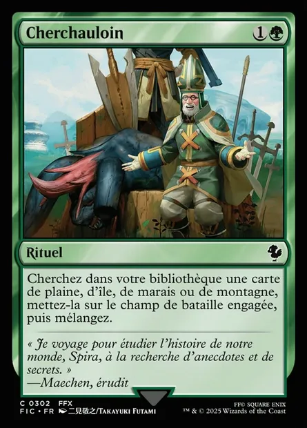 Cherchauloin, carte Magic FIC 302 — extension Final Fantasy Commander