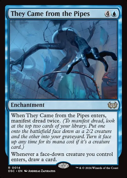 They Came from the Pipes, Magic card DSC 14 — Duskmourn: House of Horror Commander set
