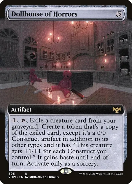 Dollhouse of Horrors, Magic card VOW 395 — Innistrad: Crimson Vow set
