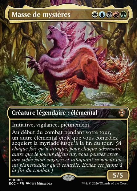 Masse de mystères, carte Magic ECC 3 — extension Lorwyn Eclipsed Commander