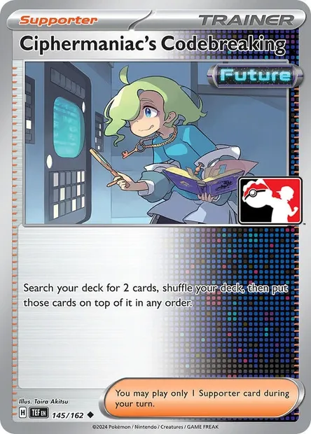 Ciphermaniac's Codebreaking, Pokémon card PPS 145-4 — Play! Pokémon Prize Pack Series set