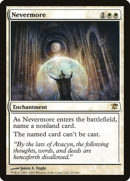Nevermore, Magic card ISD 25 — Innistrad set
