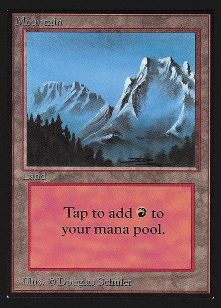 Mountain, Magic card CED 298 — Collectors' Edition set