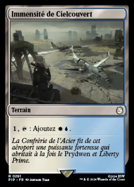 Immensité de Cielcouvert, carte Magic PIP 291 — extension Fallout