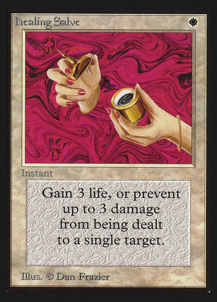Healing Salve, Magic card CEI 23 — Intl. Collectors' Edition set