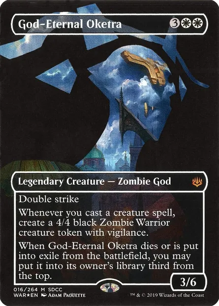 Oketra l'Éternelle-déesse, carte Magic PS19 16 — extension San Diego Comic-Con 2019