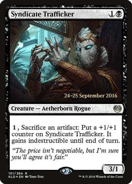 Syndicate Trafficker, Magic card PKLD 101s — Kaladesh Promos set