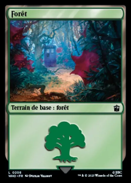 Forêt, carte Magic WHO 205 — extension Doctor Who