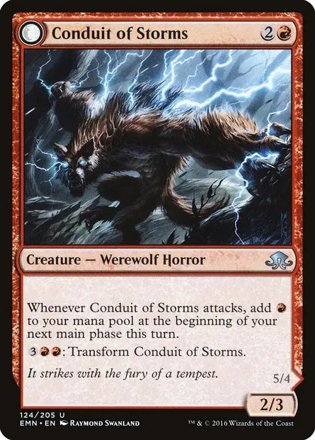 Conduit of Storms // Conduit of Emrakul, Magic card EMN 124 — Eldritch Moon set