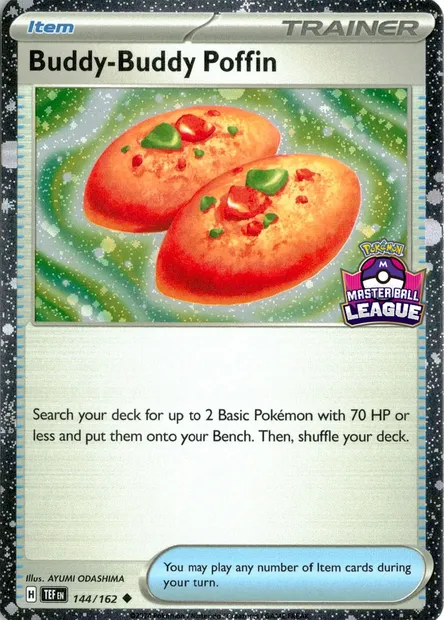 Buddy-Buddy Poffin, Pokémon card LGP 144-3 — League Promos set