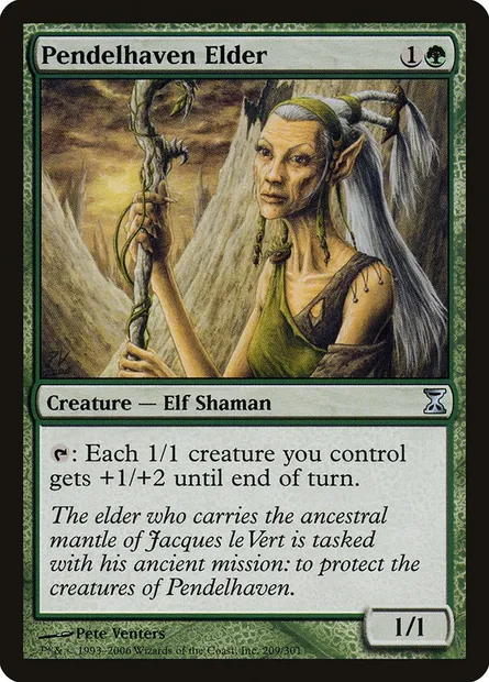 Pendelhaven Elder, Magic card TSP 209 — Time Spiral set