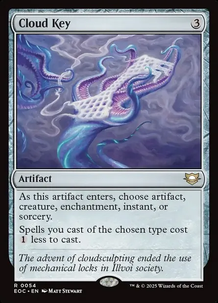 Cloud Key, Magic card EOC 54 — Edge of Eternities Commander set