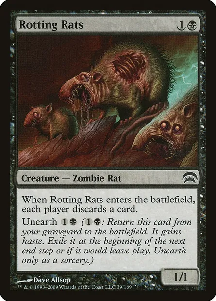 Rotting Rats, Magic card HOP 39 — Planechase set