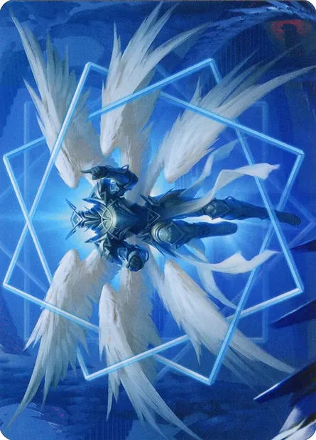 Vertex Paladin // Vertex Paladin, carte Magic AMOM 48 — extension March of the Machine Art Series