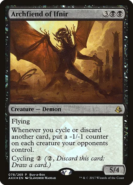 Archifielleux d'Ifnir, carte Magic PAKH 78 — extension Amonkhet Promos