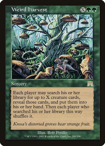 Étrange moisson, carte Magic ONS 299 — extension Carnage