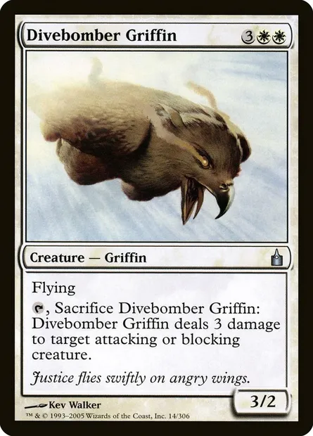 Divebomber Griffin, Magic card RAV 14 — Ravnica: City of Guilds set