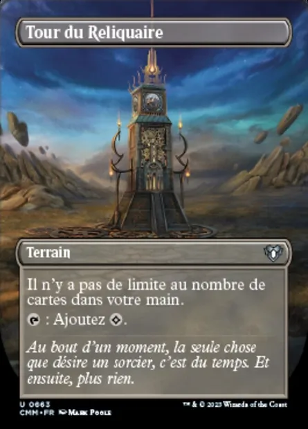 Tour du Reliquaire, carte Magic CMM 663 — extension Commander Masters