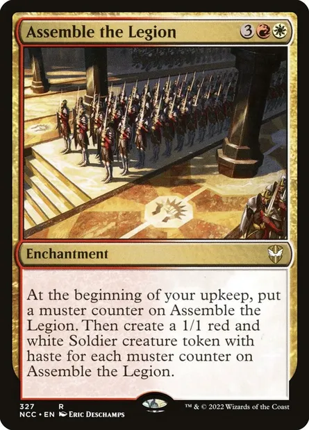 Assemble the Legion, Magic card NCC 327 — New Capenna Commander set