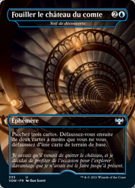 Soif de découverte, carte Magic VOW 333 — extension Innistrad : noce écarlate